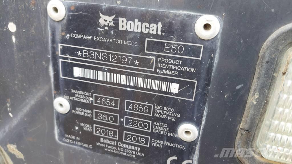 Bobcat E-50 BB-E50 Гусеничные экскаваторы