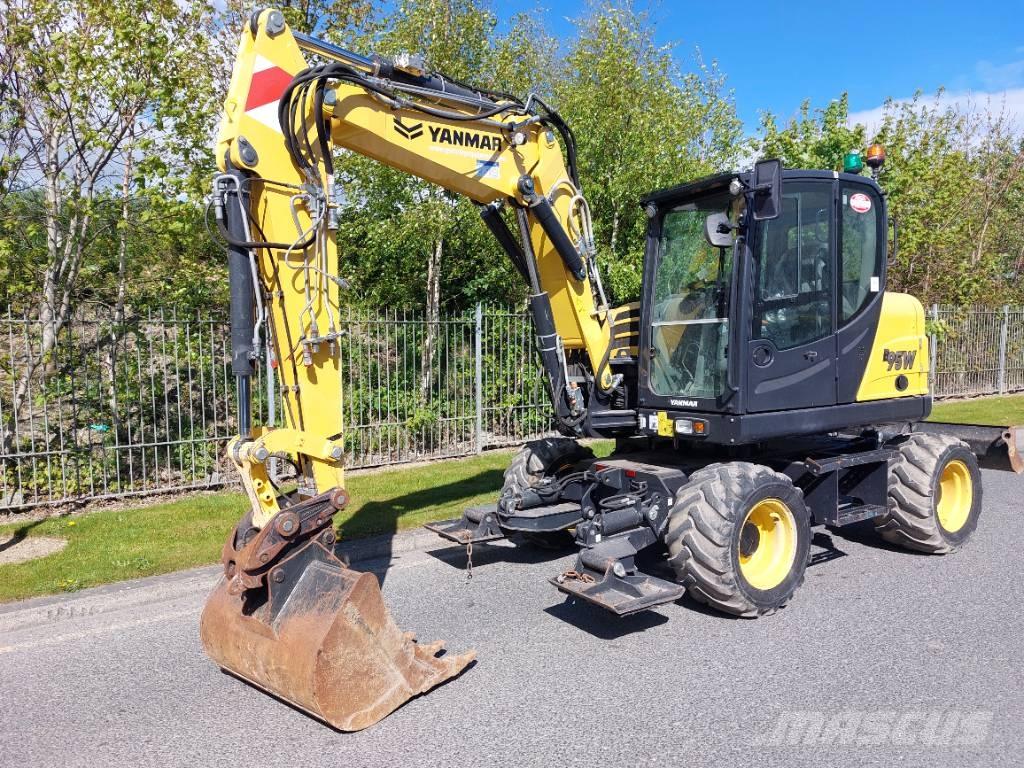 Yanmar B95W Колёсные экскаваторы