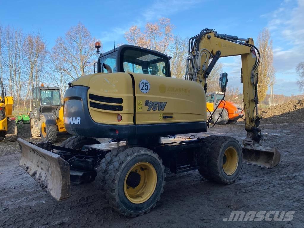 Yanmar B 95 W Колёсные экскаваторы