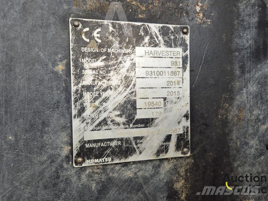 Komatsu 931.1 Харвестеры