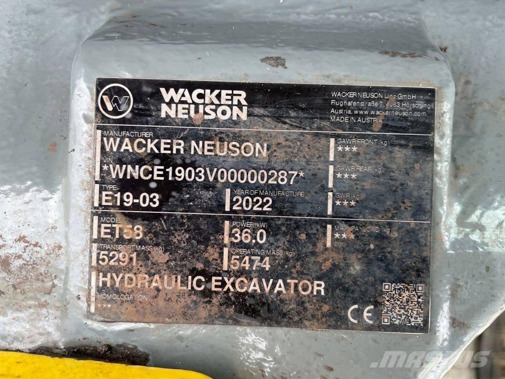 Wacker Neuson ET58 Гусеничные экскаваторы