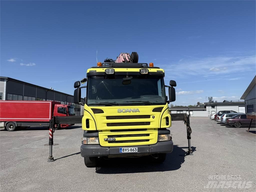 Scania P420 8X2 Автомобильные краны