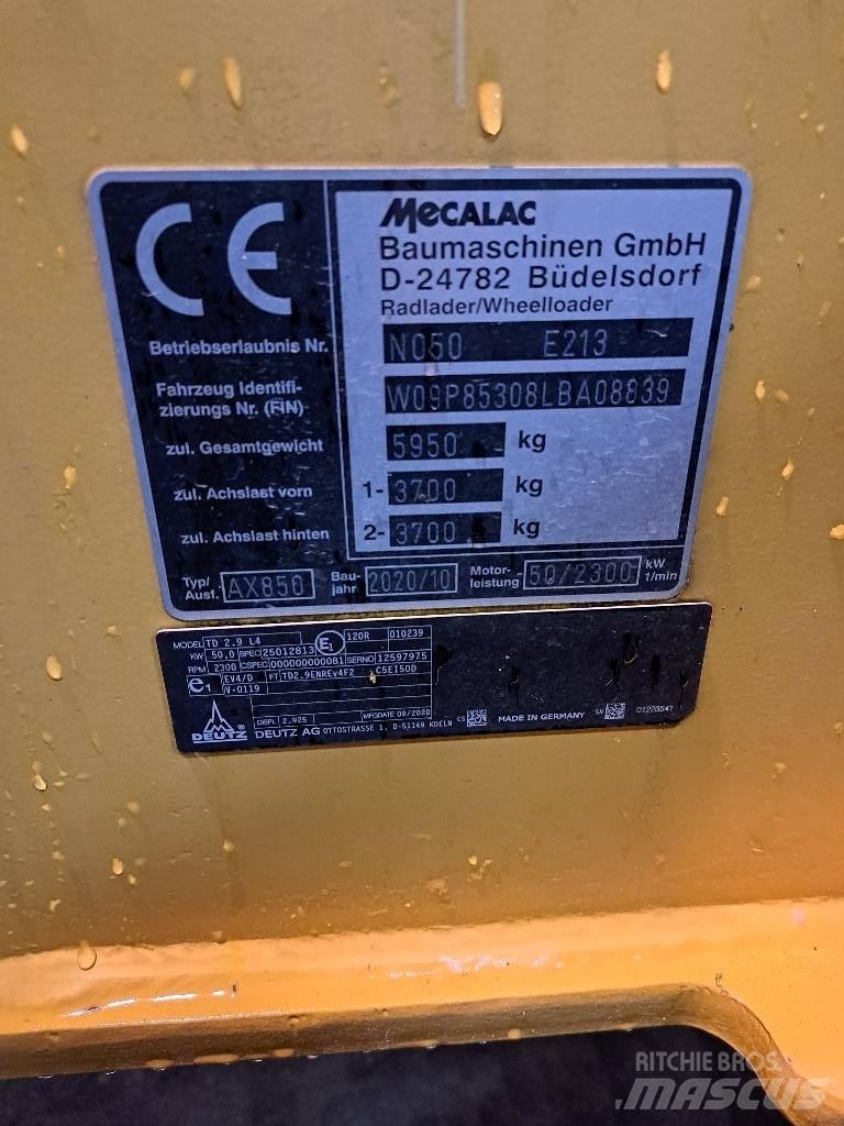 Mecalac AX 850 Фронтальные погрузчики