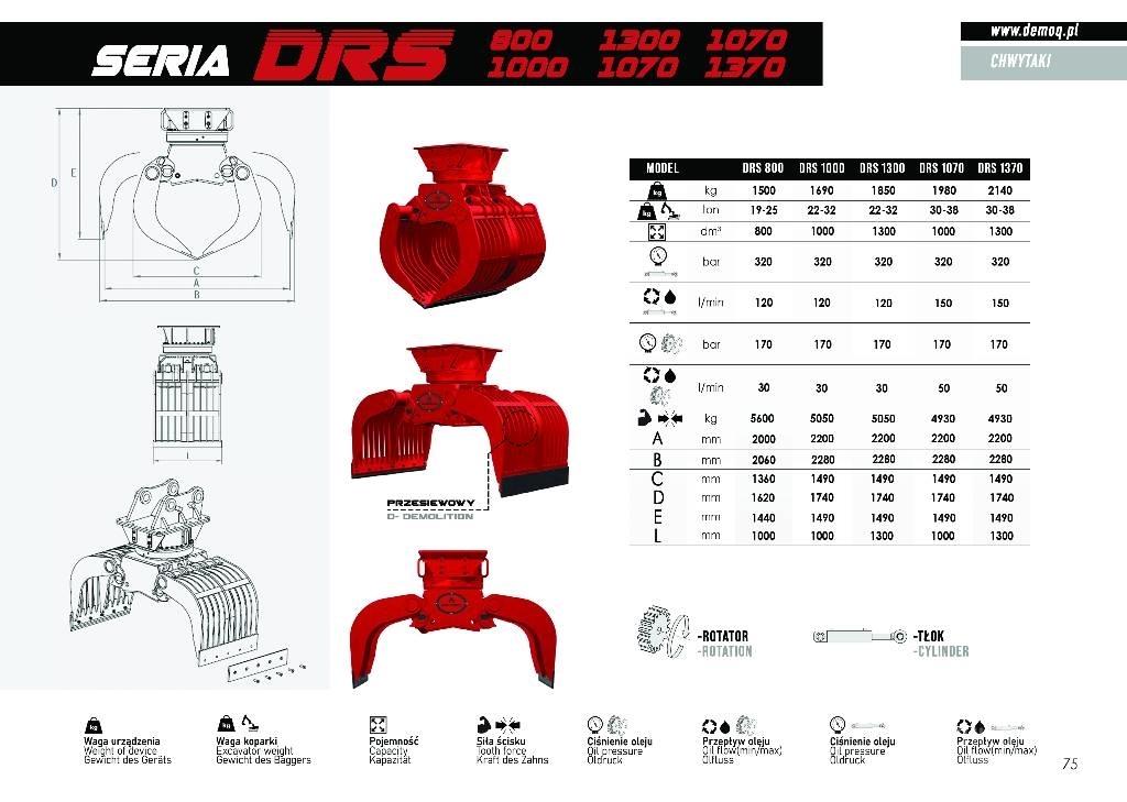  DEMOQ DSR1300 Грейферы