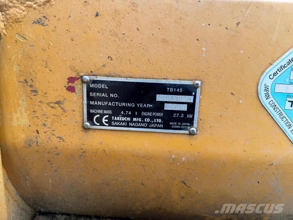 Takeuchi TB 145 Мини-экскаваторы