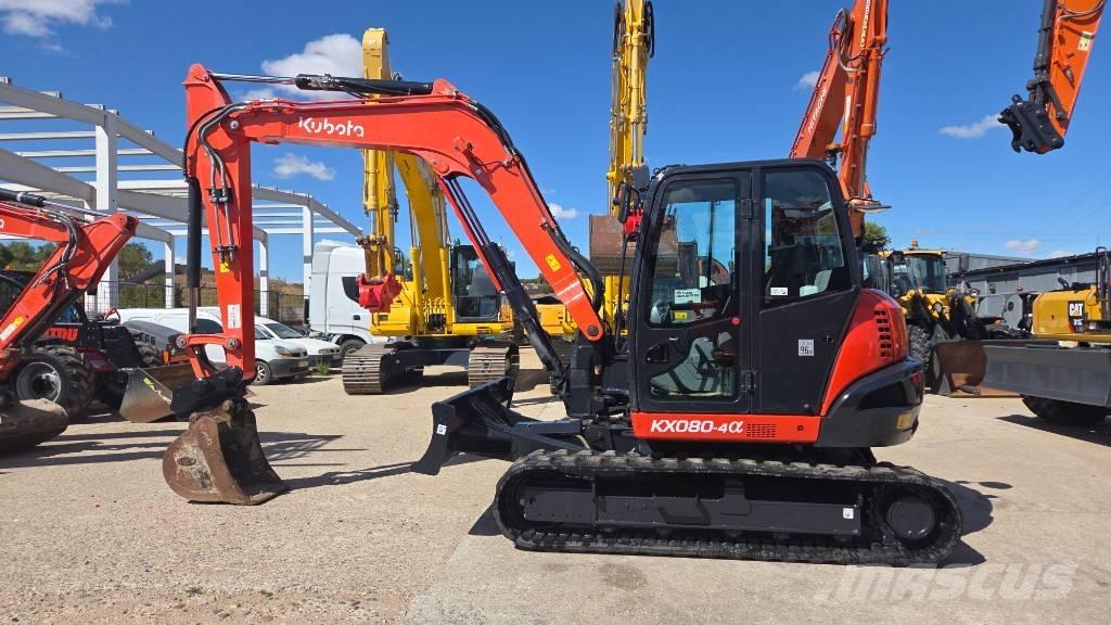 Kubota KX 080-4 Малые экскаваторы 7т-12т
