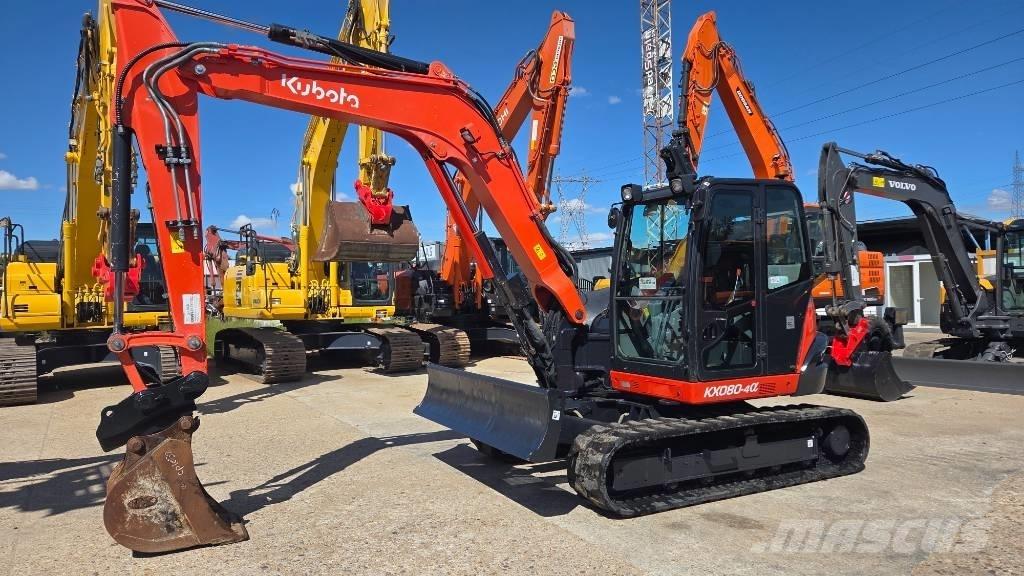 Kubota KX 080-4 Малые экскаваторы 7т-12т
