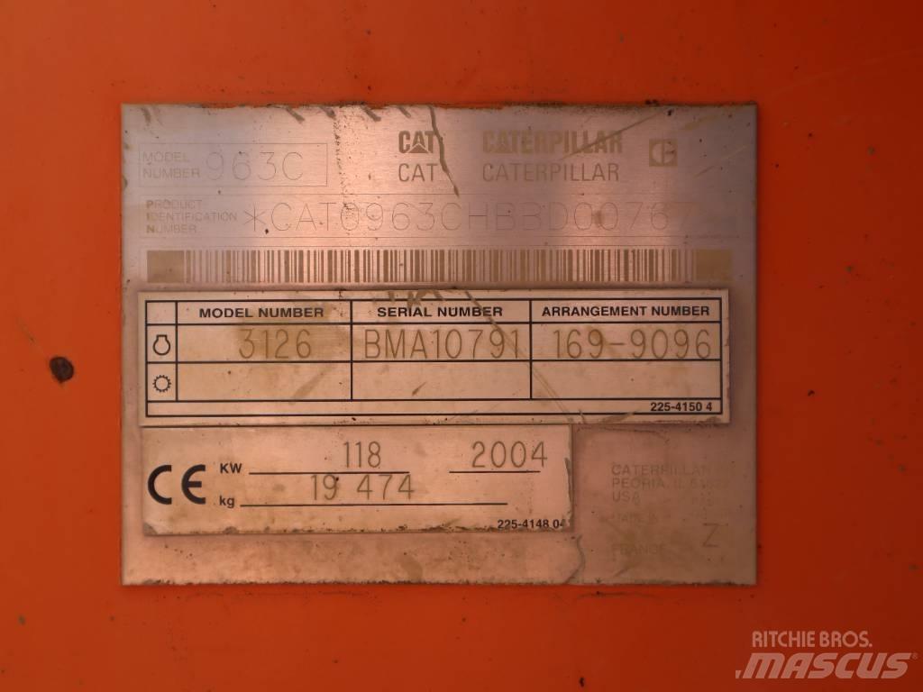 CAT 963 C Гусеничные фронтальные погрузчики
