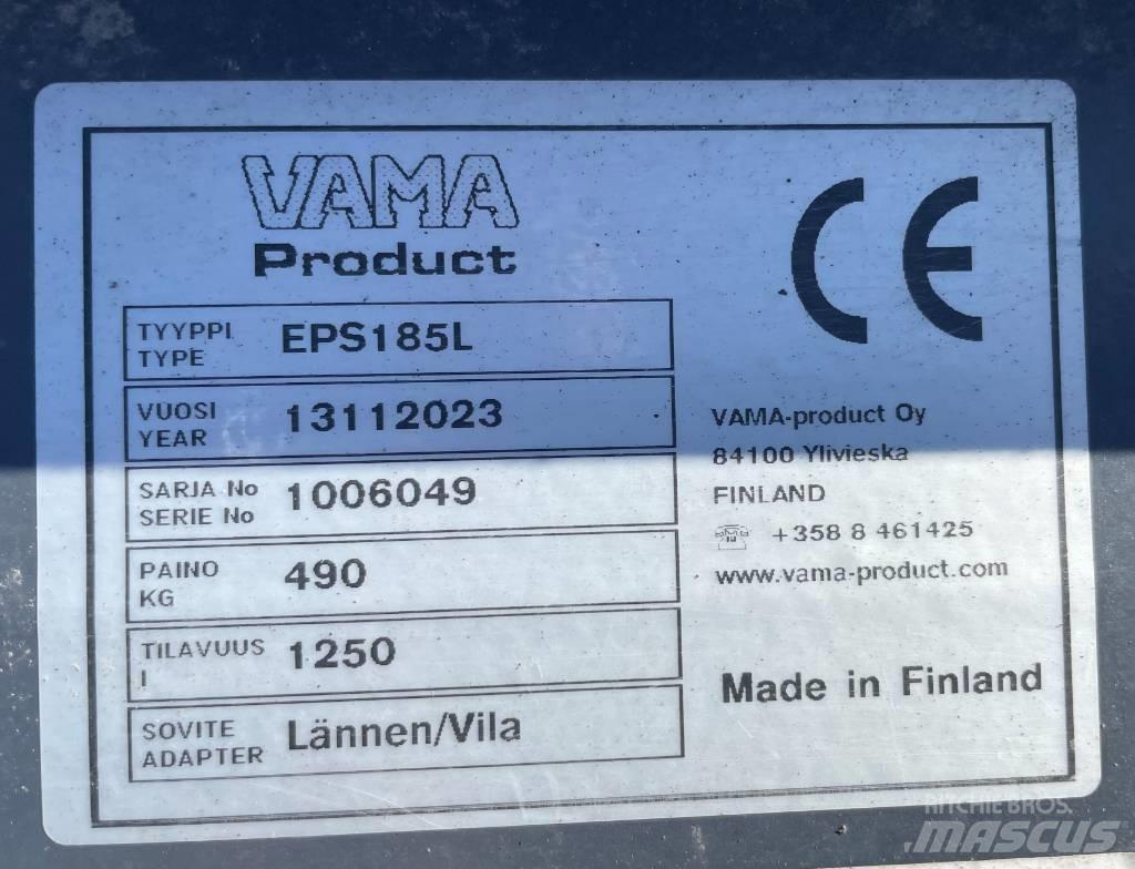 Vama EPL185L Компактные навесные орудия