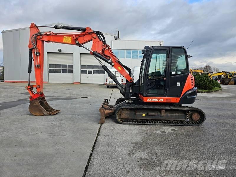 Kubota KX 080-4 Малые экскаваторы 7т-12т