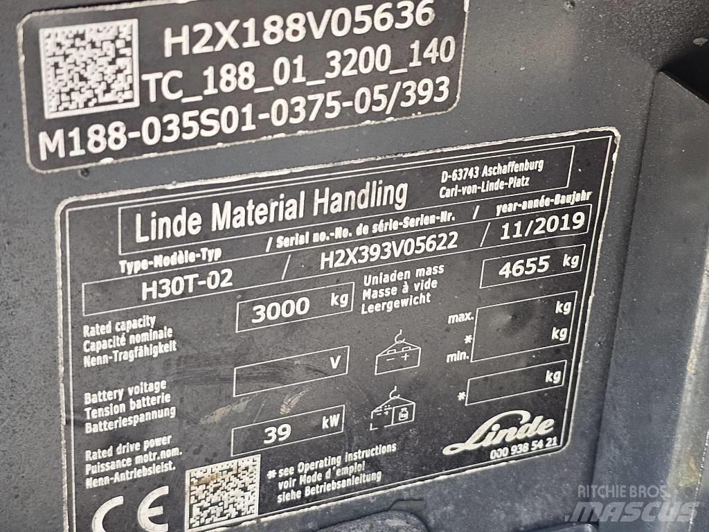 Linde H30T-02 Газовые погрузчики