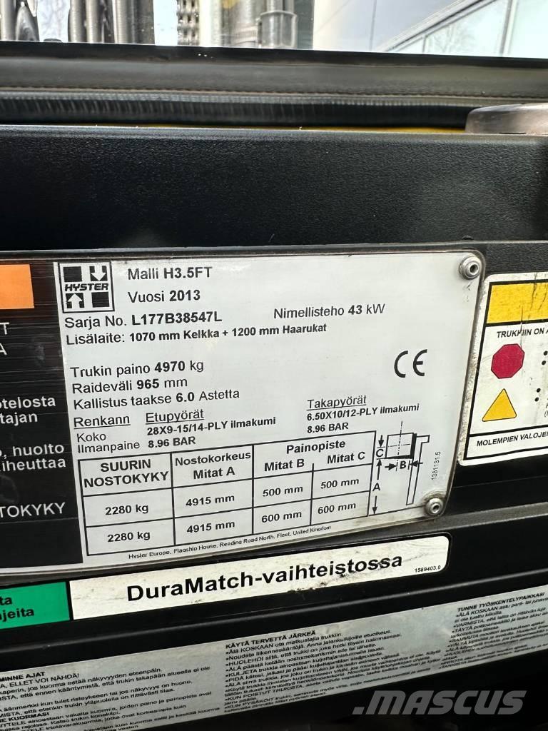 Hyster H 35 FT Дизельные погрузчики