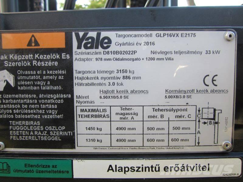 Yale GLP 16 VX Газовые погрузчики