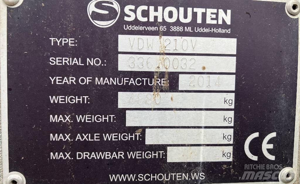 Schouten VDW 210 V Оборудование для животноводческих ферм