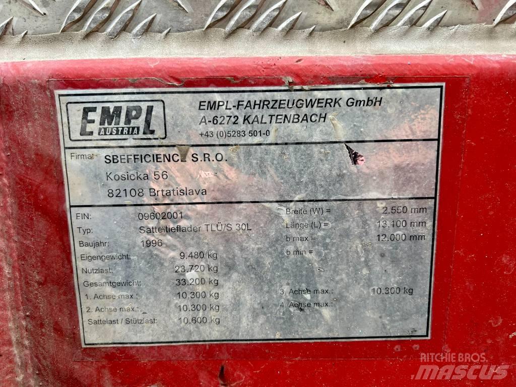 Empl Tlus 30l Низкорамные прицепы