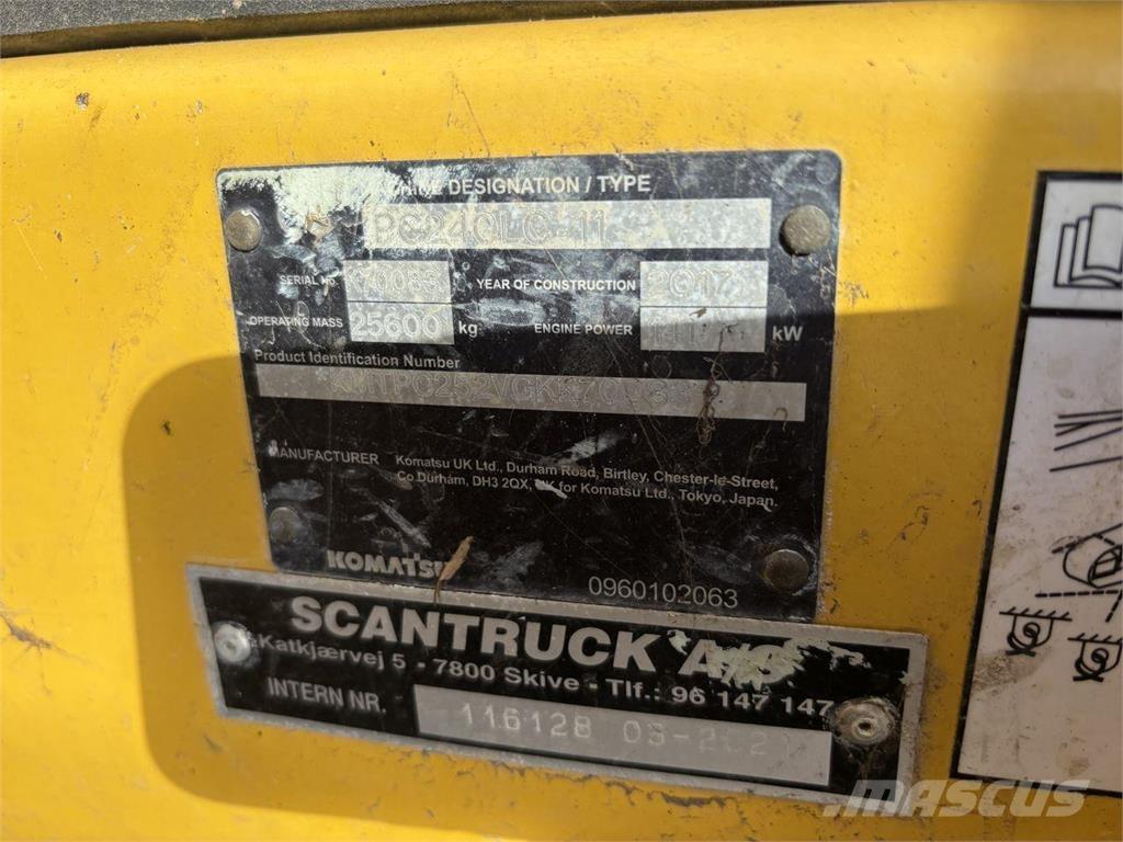 Komatsu PC240LC-11 Гусеничные экскаваторы