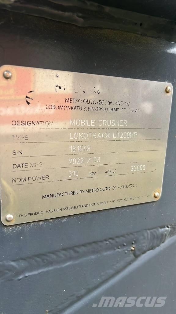 Metso LT 200 HP Мобильные дробилки