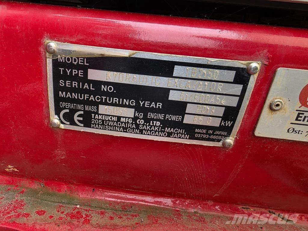 Takeuchi TB 2150 Гусеничные экскаваторы