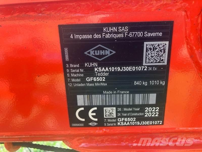 Kuhn GF6502 Грабли-ворошилки