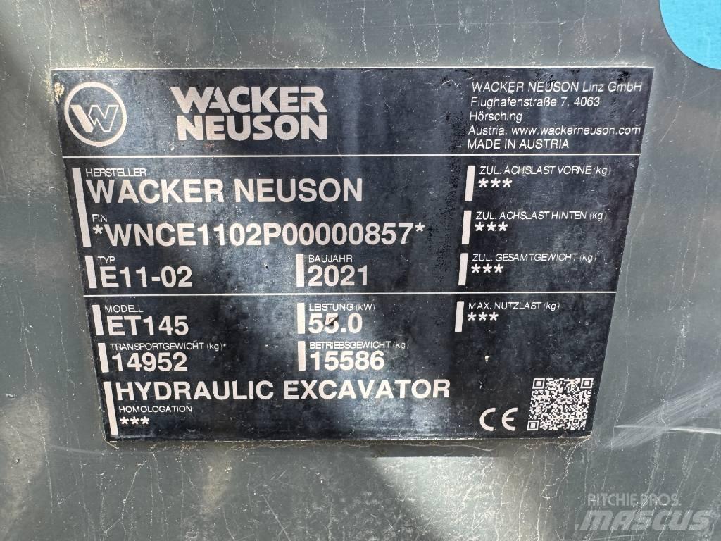 Wacker Neuson ET145 Гусеничные экскаваторы