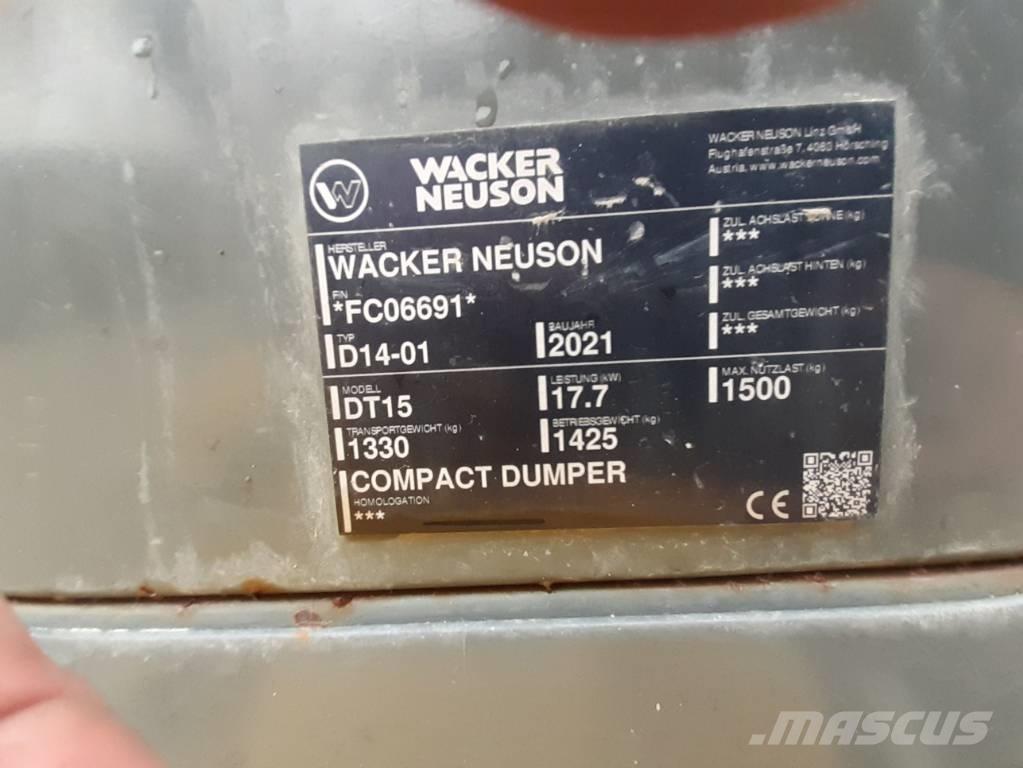 Wacker Neuson DT15 Гусеничные самосвалы