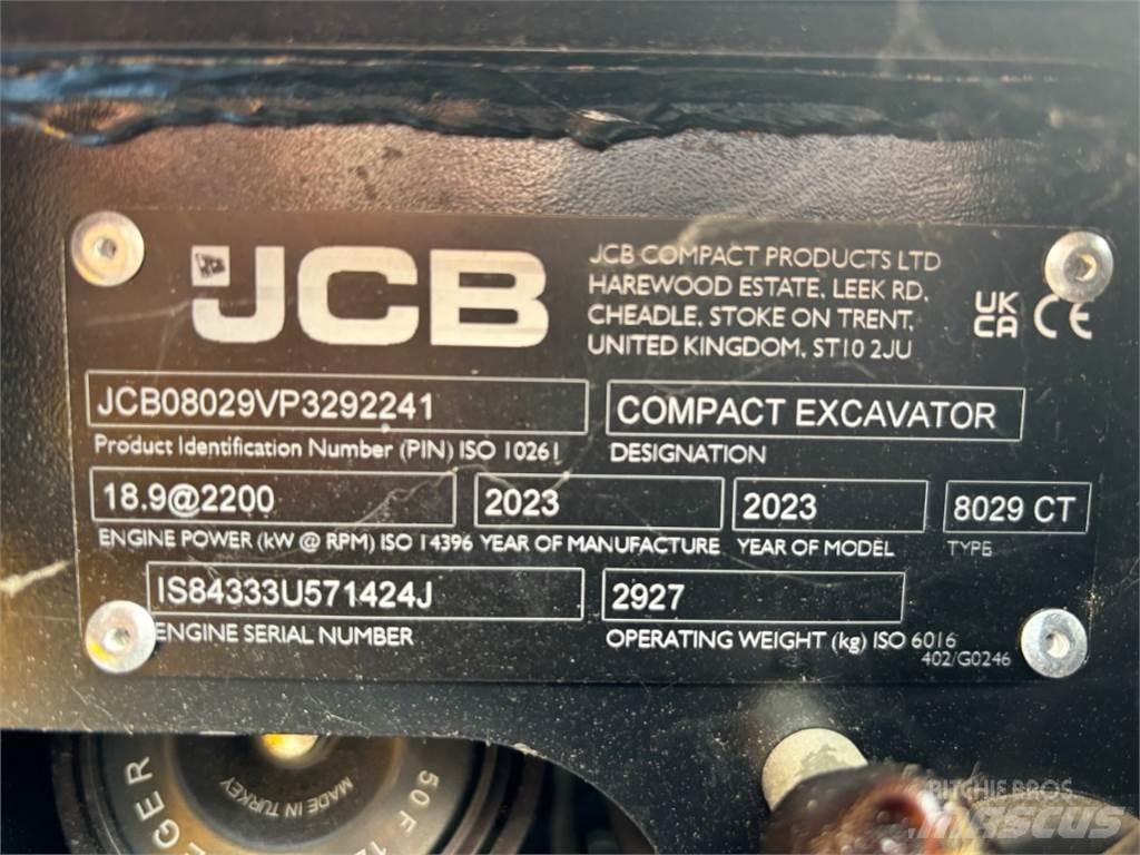 JCB 8029CTS Мини-экскаваторы
