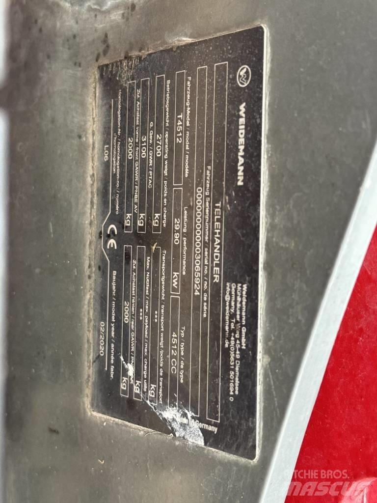 Weidemann T4512 Телескопические погрузчики
