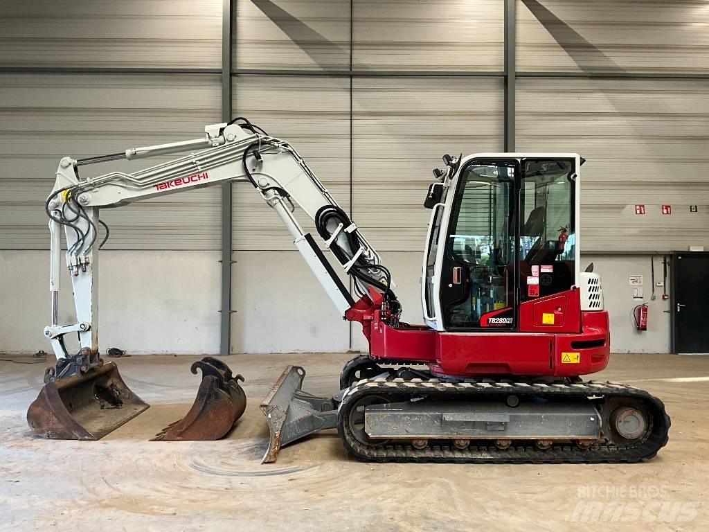 Takeuchi TB 280 FR Малые экскаваторы 7т-12т