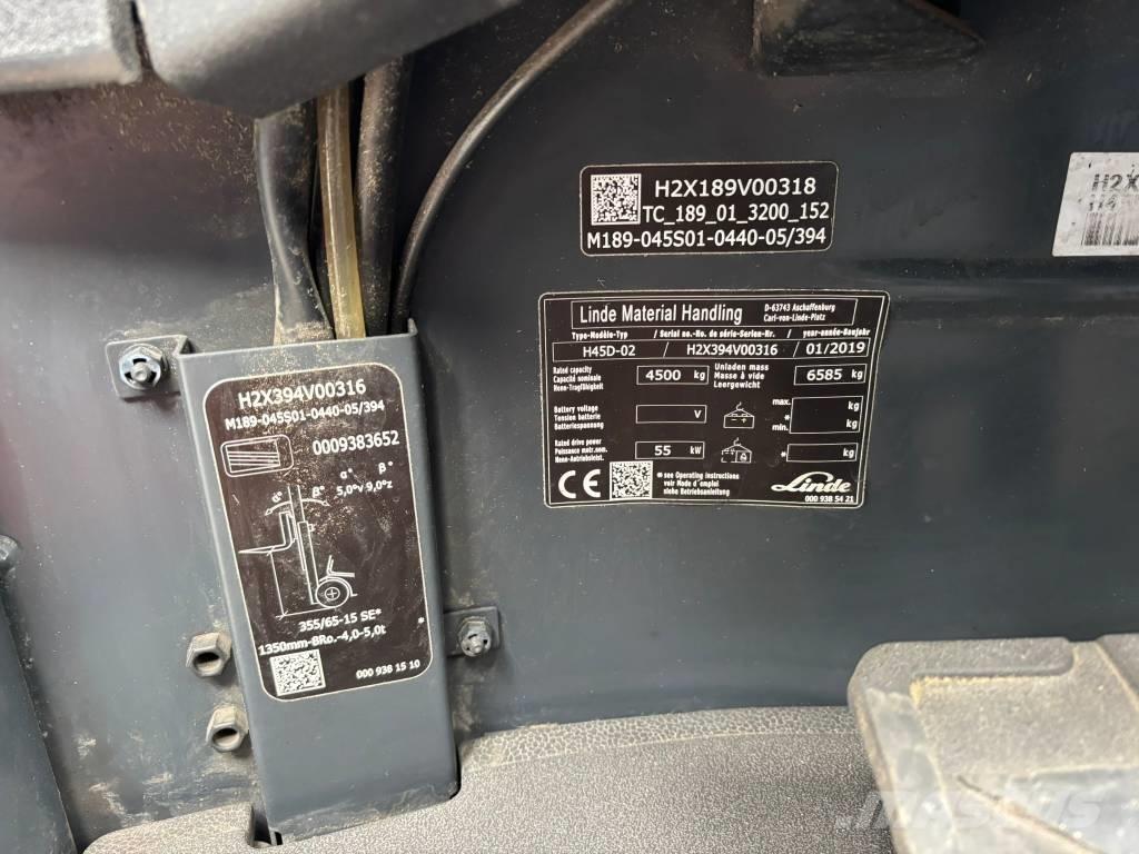 Linde H45D-02 EVO Дизельные погрузчики