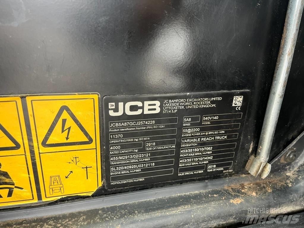 JCB 540-140 Телескопические погрузчики