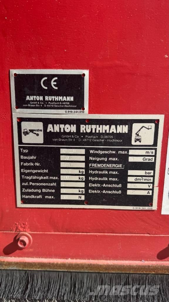 Ruthmann TR220 Телескопические подъемники