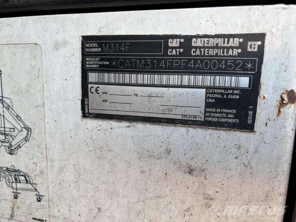 CAT m314f Колёсные экскаваторы