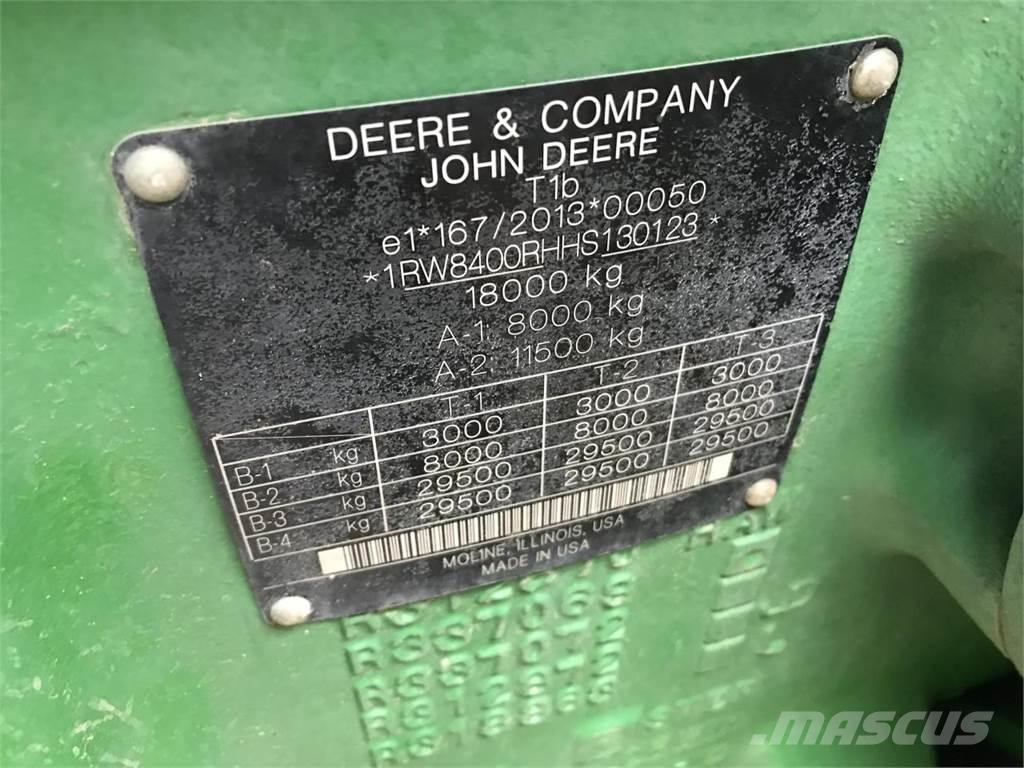 John Deere 8400R Трактора