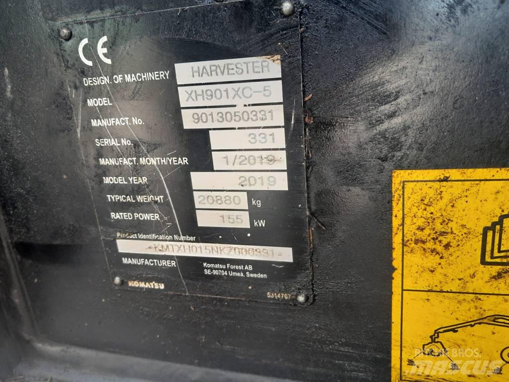Komatsu 901 XC Харвестеры
