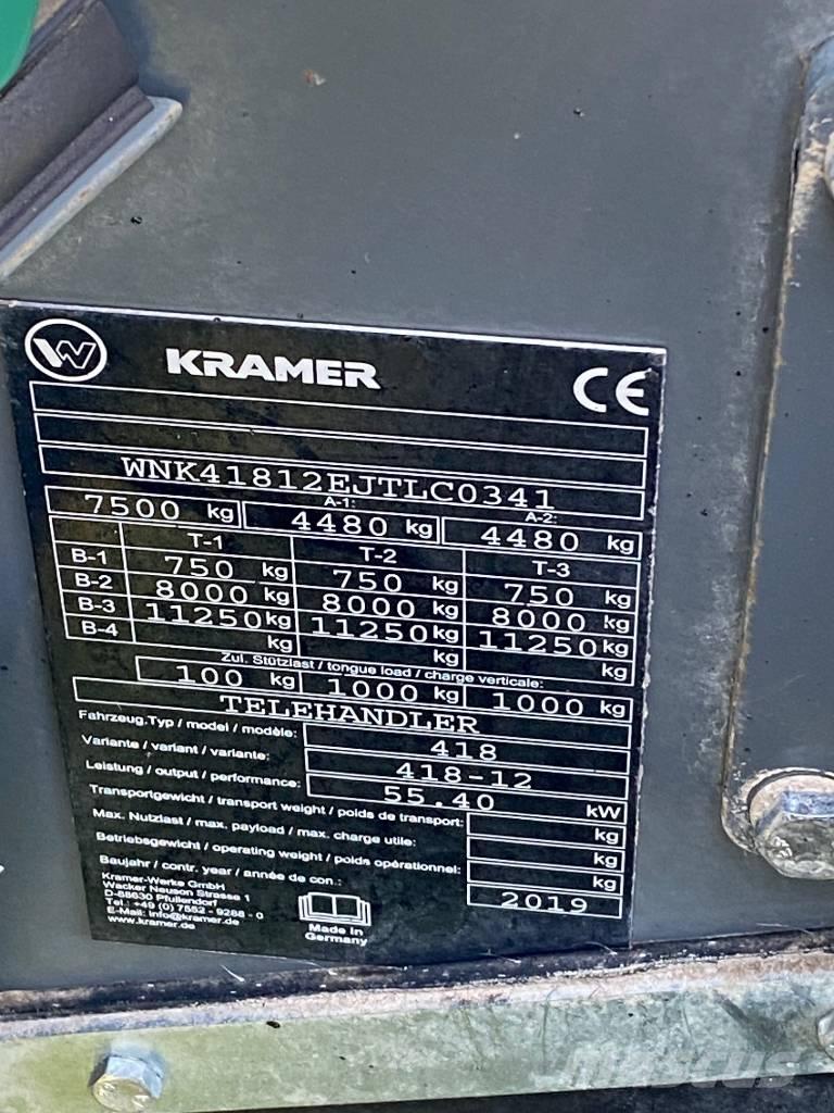 Kramer KT 276 Сельскохозяйственные телескопические погрузчики