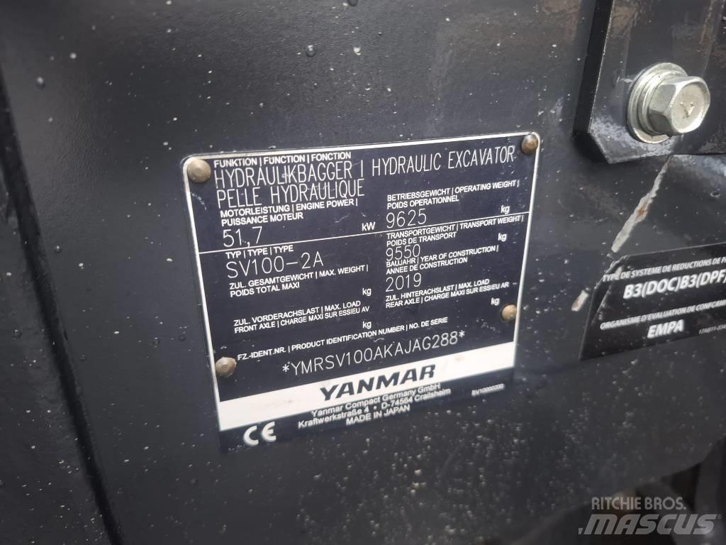 Yanmar SV 100-2A Малые экскаваторы 7т-12т
