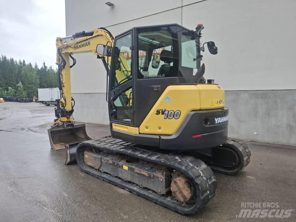 Yanmar SV 100-2A Малые экскаваторы 7т-12т