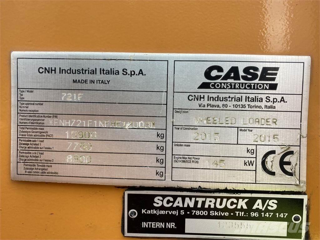 CASE 721F Фронтальные погрузчики