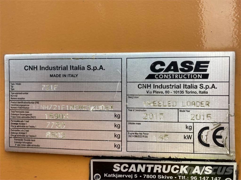 CASE 721F Фронтальные погрузчики