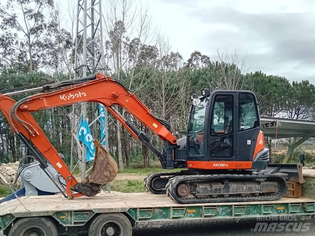 Kubota KX 080-4 Малые экскаваторы 7т-12т