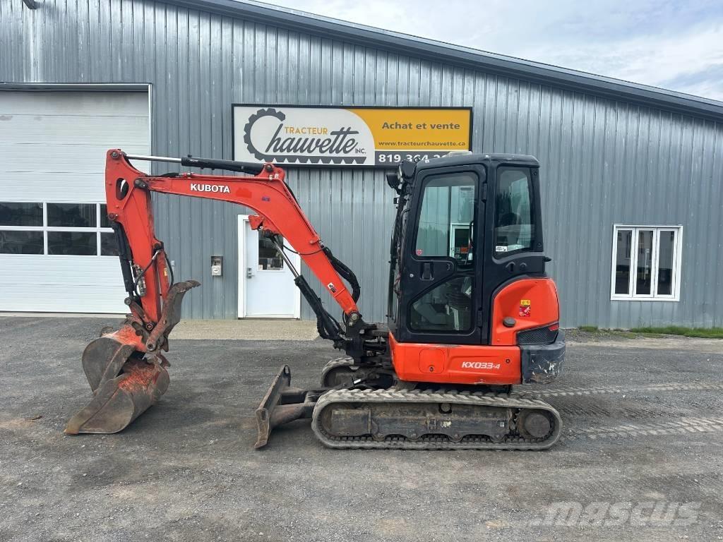 Kubota KX 033-4 Мини-экскаваторы
