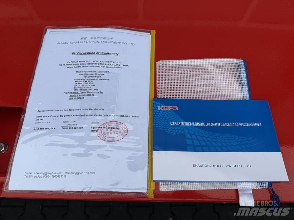 Ashita 80 KVA Дизельные генераторы