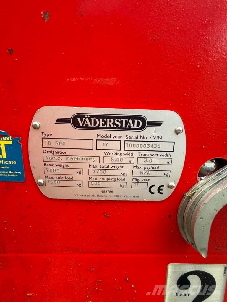 Väderstad TD500 Культиваторы сплошные