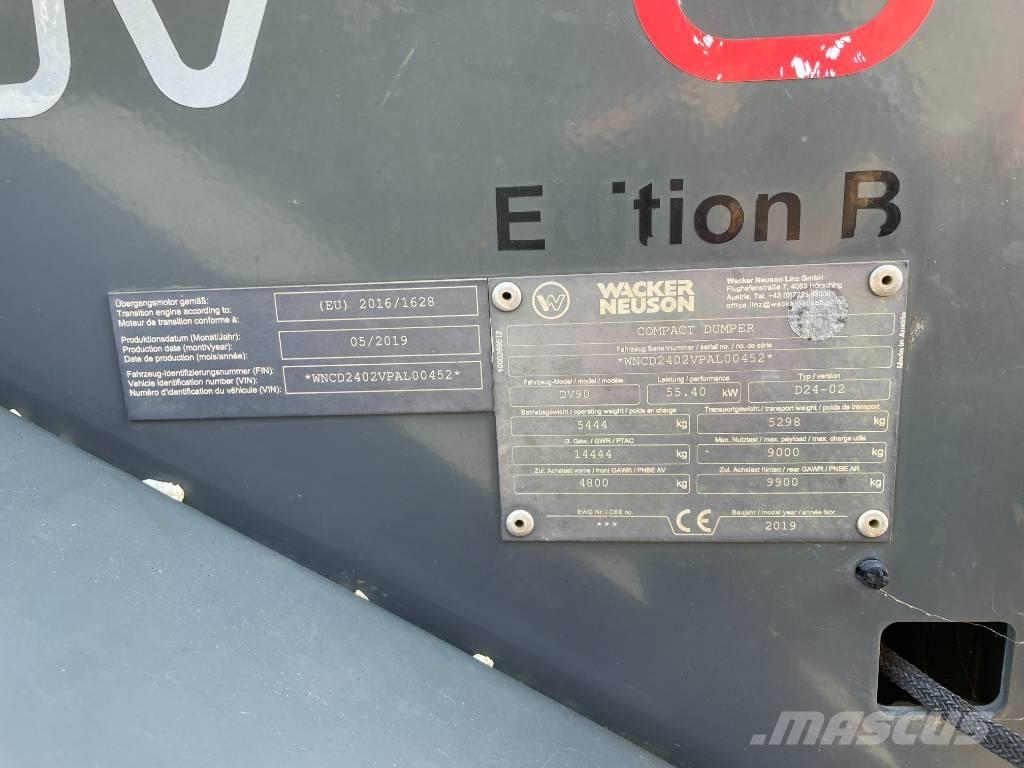 Wacker Neuson DV 90 Мини-самосвалы