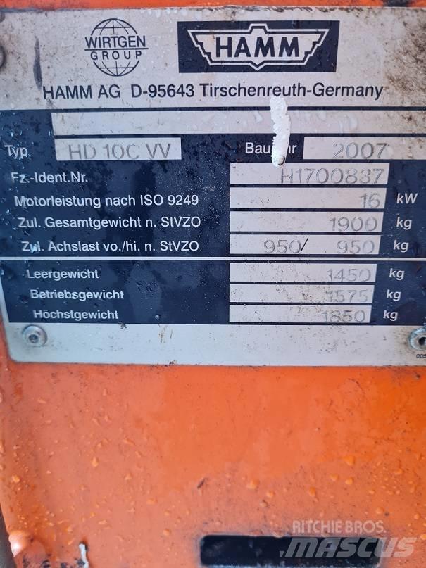 Hamm HD 10 C W Катки тротуарные