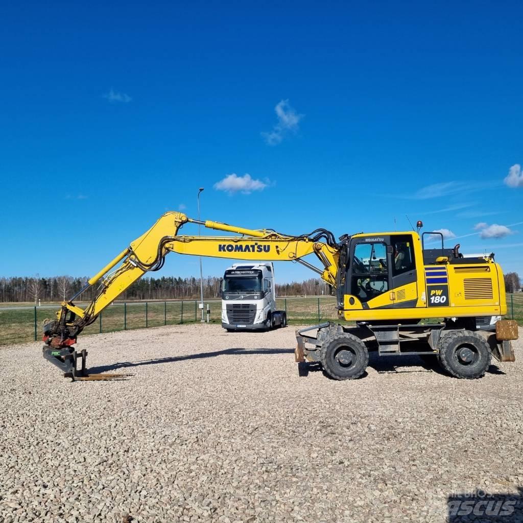 Komatsu PW180 - 11E0 Колёсные экскаваторы