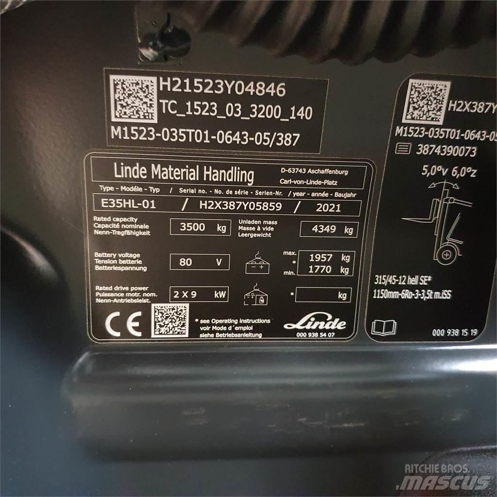 Linde E35HL Электропогрузчики