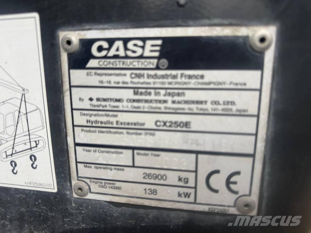 CASE CX 250 E Гусеничные экскаваторы
