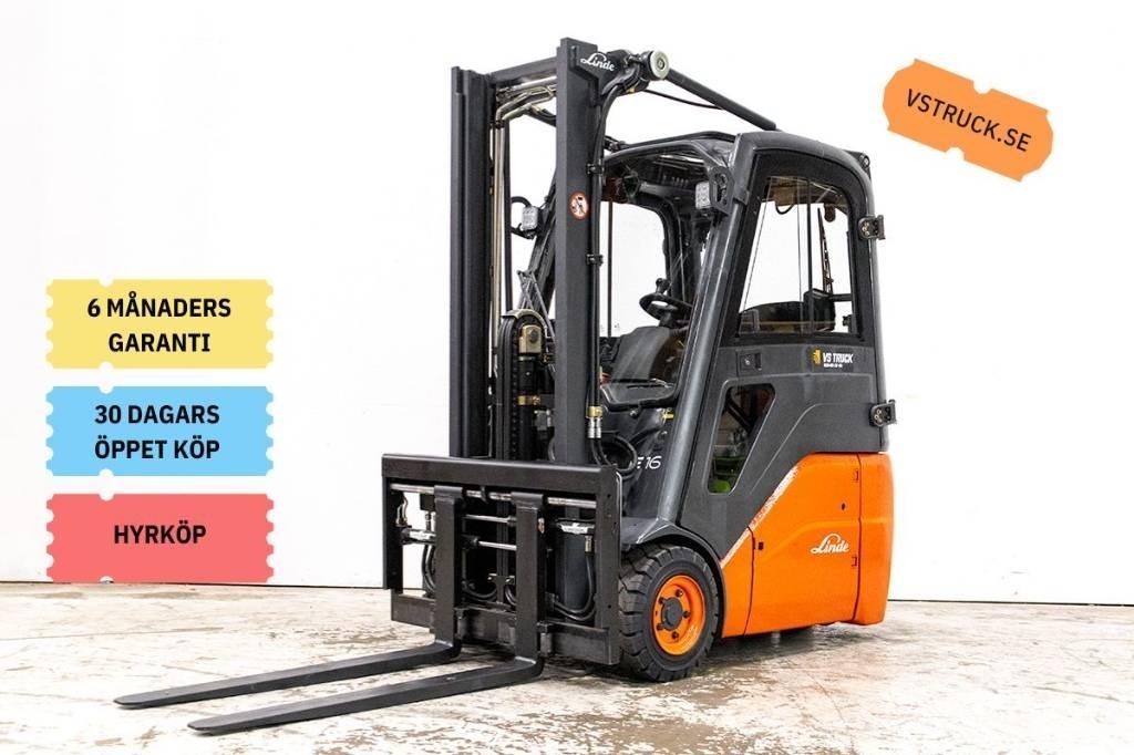 Linde E 16 Электропогрузчики