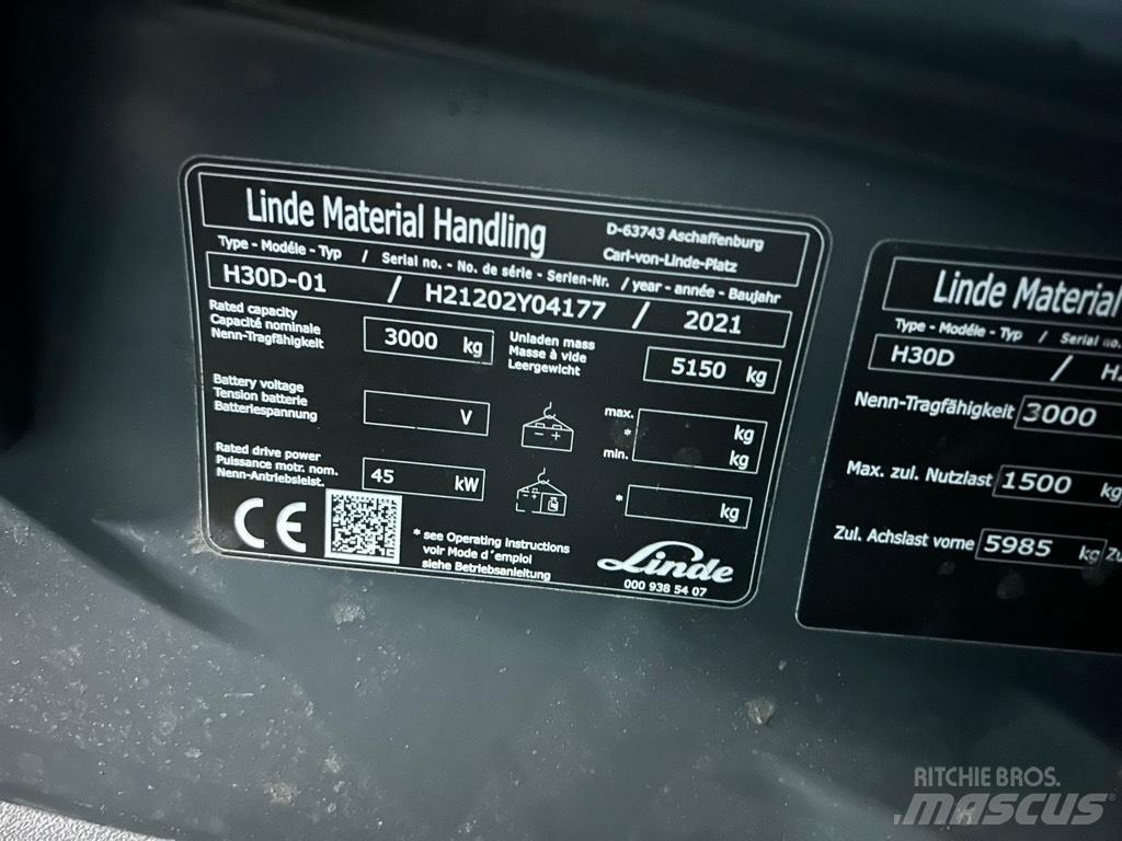 Linde H30D/1202 Дизельные погрузчики